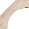 Ekena Millwork 3 1/2"W x 6"D x 6"H Westlake Smooth Knee Brace, Douglas Fir BRC04X06X06WTL00SDF - alternate 4